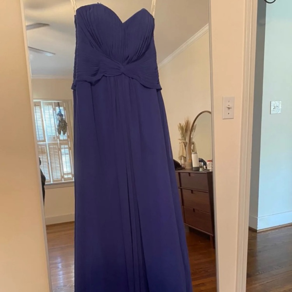 Strapless Formal/Prom Dress - Navy